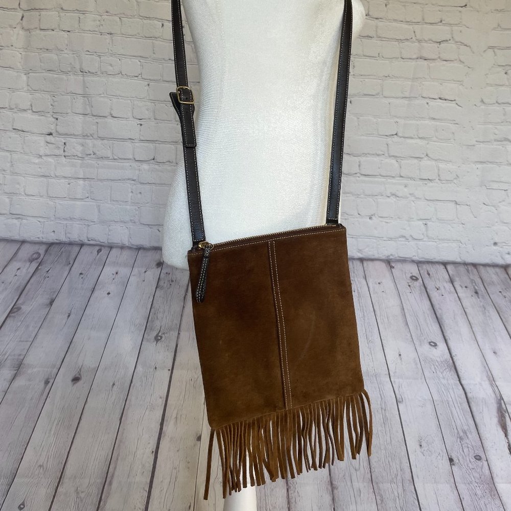 COACH | Vintage Cross body Suede and Leather Purse